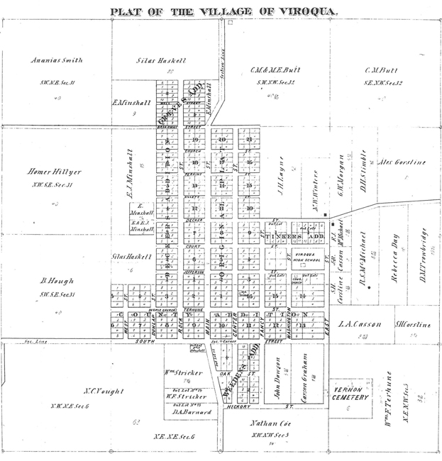 1878 plat map Viroqua
