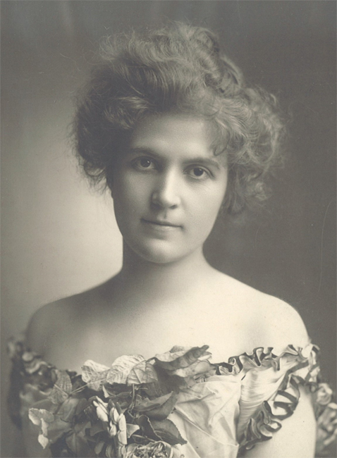 Jane Butt as a young woman